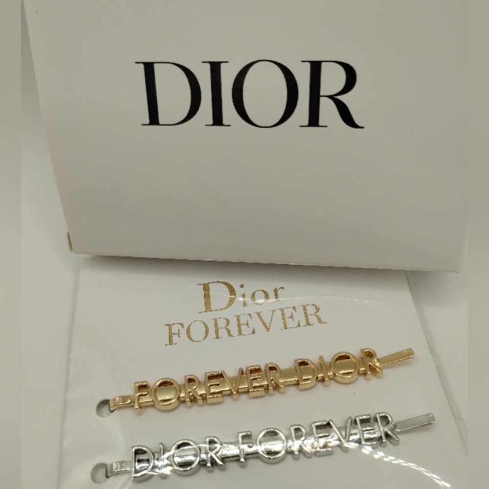 🆕Dior Forever Gold and Silver Hair Pins/Clips